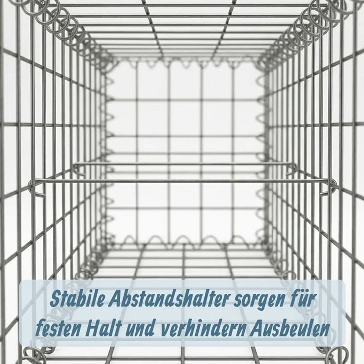 Relaxdays Gabione Steinkorb aus Stahl – Bild 8