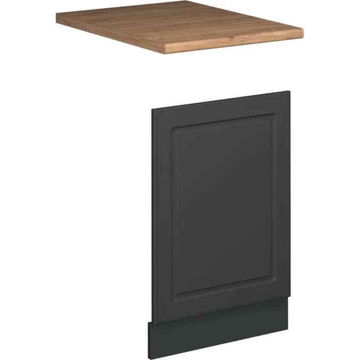 Frontblende Fame-Line Anthrazit-Gold Landhaus/Anthrazit 45 cm, AP Eiche Vicco