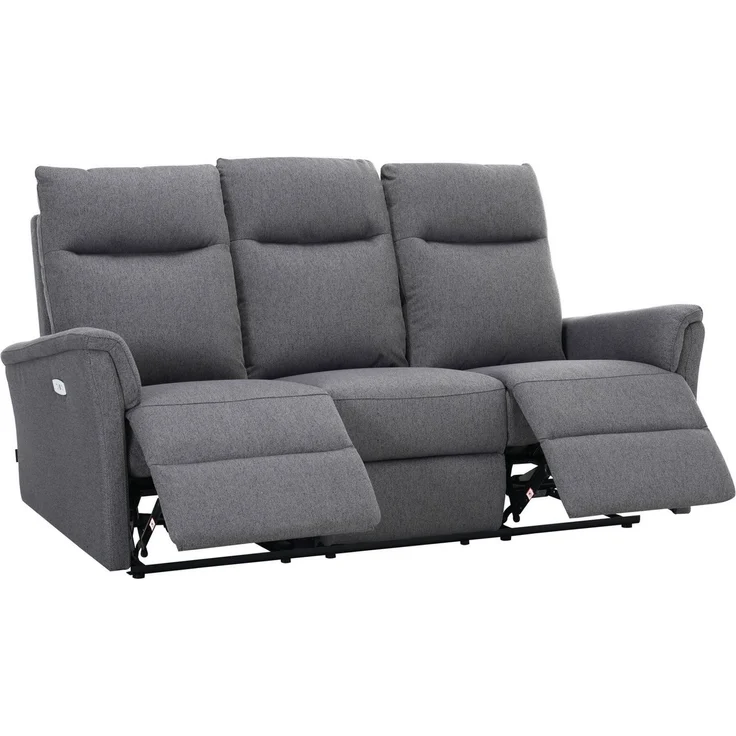 Home affaire 3-Sitzer FINNARA, 3-Sitzer,elelektrische Relaxfunktion in 2 Sitzen, USB A/C, Liegefunktion 105°-135°, Federkern – Bild 1