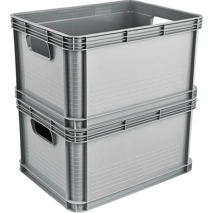 keeeper Transportbox Robert 20,0 Ltr. 40x30x22 cm nordic grey – Bild 2