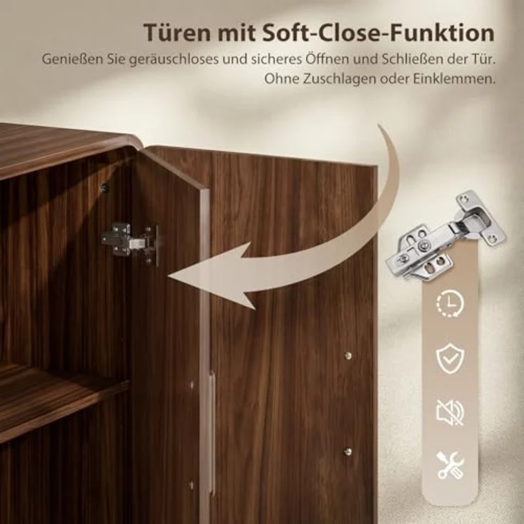 HOMCOM Sideboard (Packung, 2 St, 1), Breite 152 cm – Bild 7