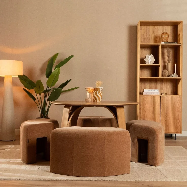 Bronx71 Modularer Eckhocker Seth Chenille terrakotta – Bild 8