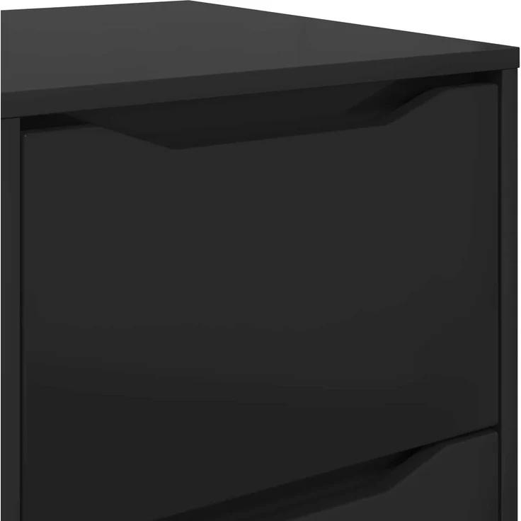 vidaXL Aufbewahrungsschrank 40 x 48 x 81 cm Holzwerkstoff Schwarz 888868 – Bild 12