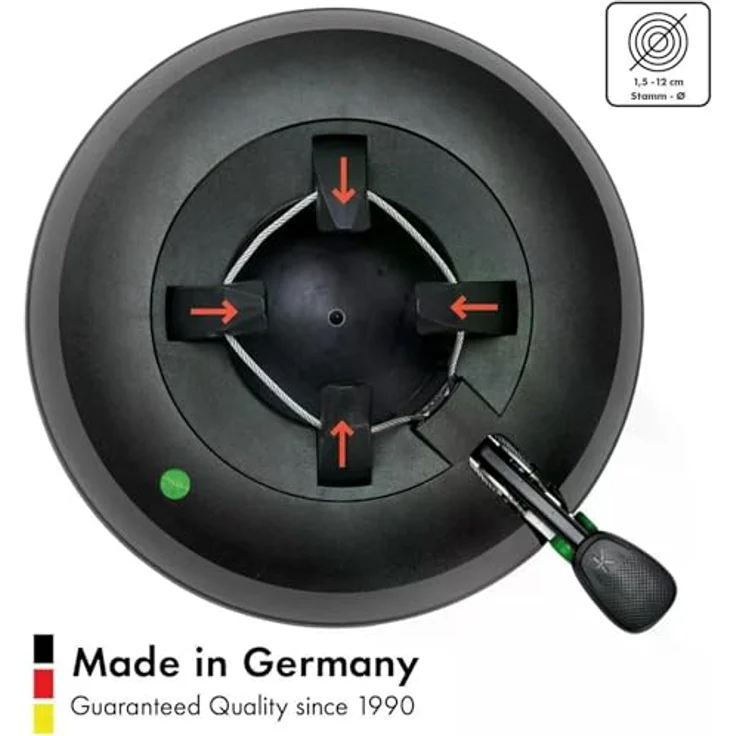 Krinner Christbaumständer Comfort Grip+ M Stamm Ø bis 12 cm – Bild 3