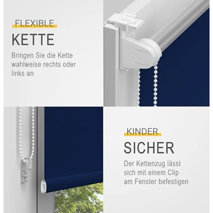 Sol Royal Thermorollo SolReflect T42 für Fenster & Türen Dunkelblau, 160 x 40 x 3.1 cm – Bild 10