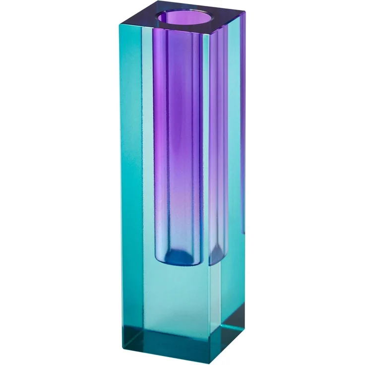 Gift Company Sari Kristallglas Vase H14 cm blau/lila gs – Bild 1