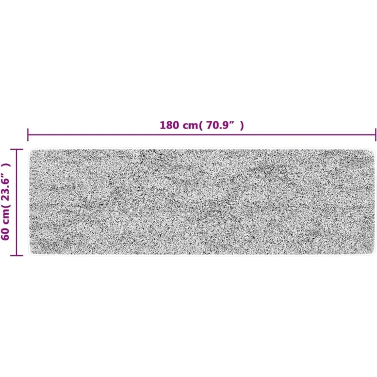 vidaXL Küchenteppich Mehrfarbig 60x180 cm Waschbar 136625 – Bild 8