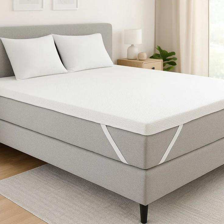 Dreamstar, Topper Easy Dream, ergonomischer Matratzentopper, Kaltschaum - H2/H3/H4/H5, 5 cm hoch, Kaltschaum, rutschfest, Bezug waschbar - für Matratzen und Boxspringbetten – Bild 1