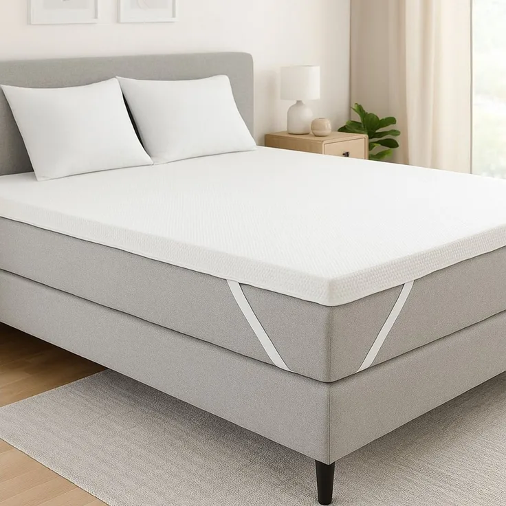 Dreamstar, Topper Easy Dream, ergonomischer Matratzentopper, Kaltschaum - H2/H3/H4/H5, 5 cm hoch, Kaltschaum, rutschfest, Bezug waschbar - für Matratzen und Boxspringbetten
