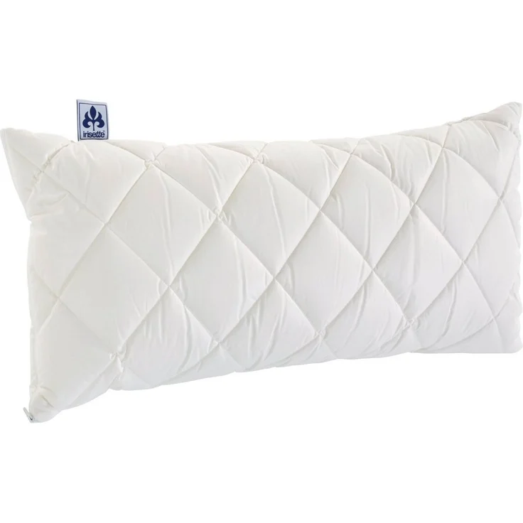Irisette Kopfkissen Kissen Maila mit Kapok, Füllung: 100 % Polyester – (Hohlfaserkugeln), Bezug: weich und hautsympathisch, Seitenschläfer, Rückenschläfer, Bauchschläfer, Hygieneschutz durch Kapok-Fasern, umweltbewusste Schläfer – Bild 1