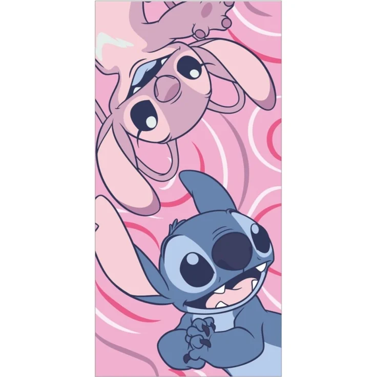 Disney Lilo & Stitch Strandtuch 70 × 140 cm leicht und schnelltrocknend – Bild 1