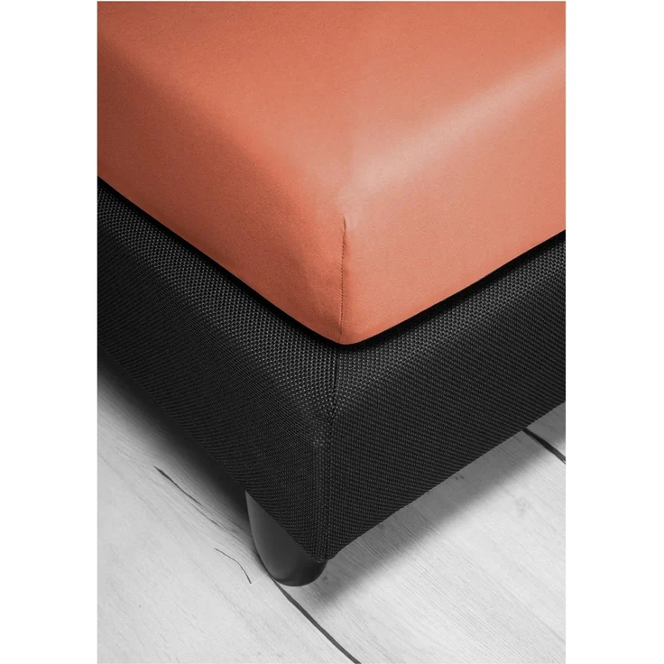 Irisette Fein-Biber Betttuch Merkur 0006 kupfer 100x200 cm 6-51 kupfer – Bild 5