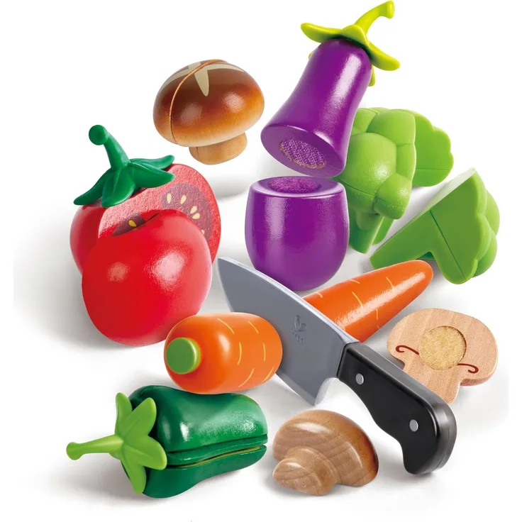 Hape E3161 - Gartengemüse, Küchenspielzeug