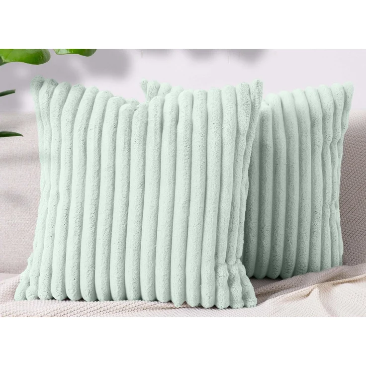 Amilian Dekokissen 2er Set - Zierkissen mit Füllung, Sofakissen, Couchkissen, (2 Stück), 40x40 cm, Dekokissen mit Füllung und Bezug, Wohnkissen – Bild 5