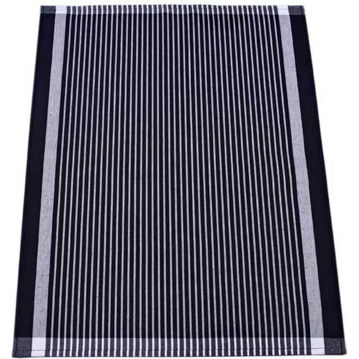 ROSS Geschirrtuch STRIPES BL 50x70 cm schwarz