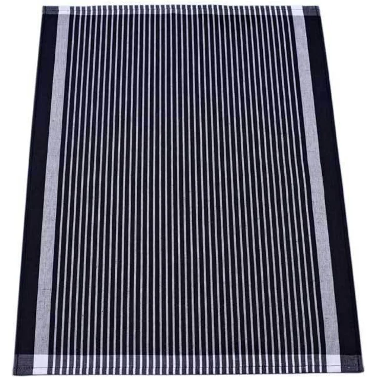 ROSS Geschirrtuch STRIPES BL 50x70 cm schwarz