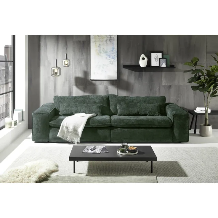 Big Sofa Venice Mikrofaser Eden optional mit Hocker – Ed Exciting Design
