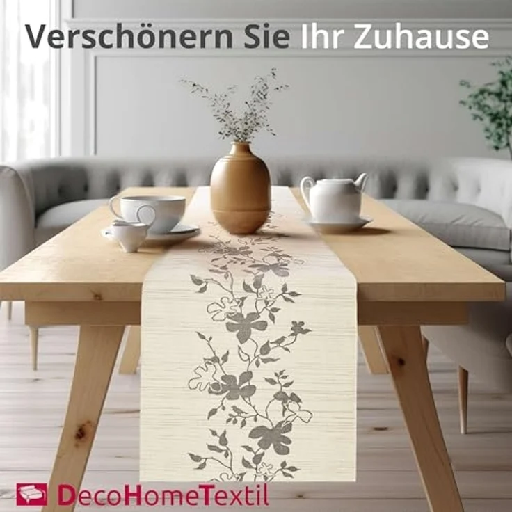 DecoHomeTextil Heimtextilmanufaktur Tischläufer Miami Tablerunner, wind- und wetterfest, UV-beständig, verrottungsfest – Bild 3
