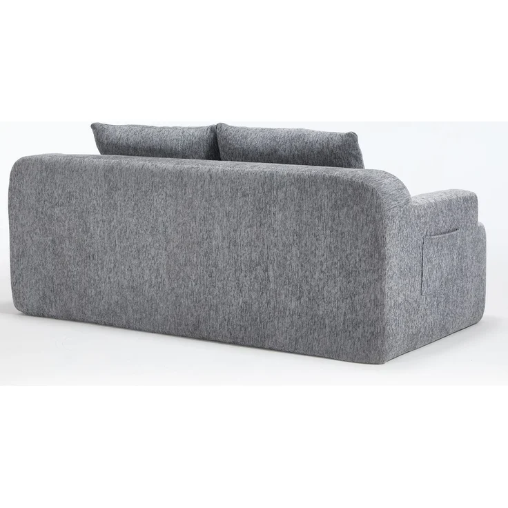 ZUBALIYA SchlafSofa mit Cordbezug, mit Schaumstoffpolsterung, ohne aufwendige Montage, für Wohnzimmer und Apartments – Bild 14