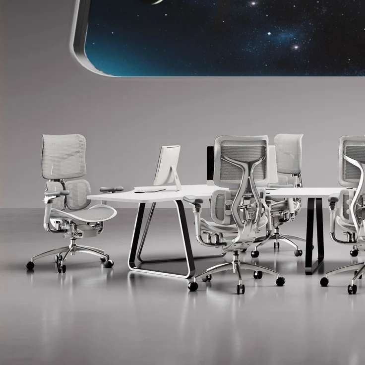 Sihoo 'Doro S300' ergonomischer Schreibtischstuhl, 124,5 x 76 cm, in Grau – Bild 9