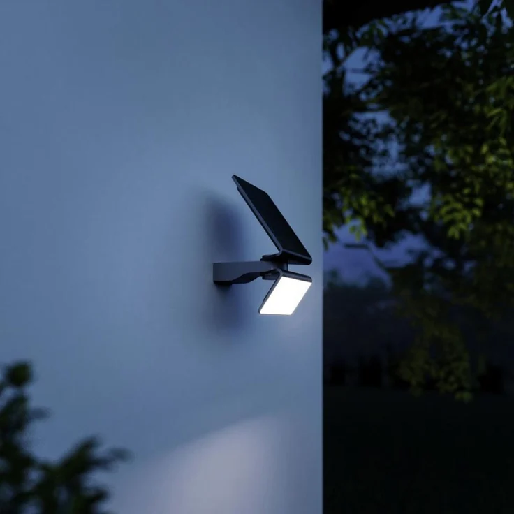 Steinel 'Xsolar L-S ONE' LED-Außenwandleuchte mit 140° Bewegungsmelder, Kunststoff anthrazit, 2500 mAh – Bild 2