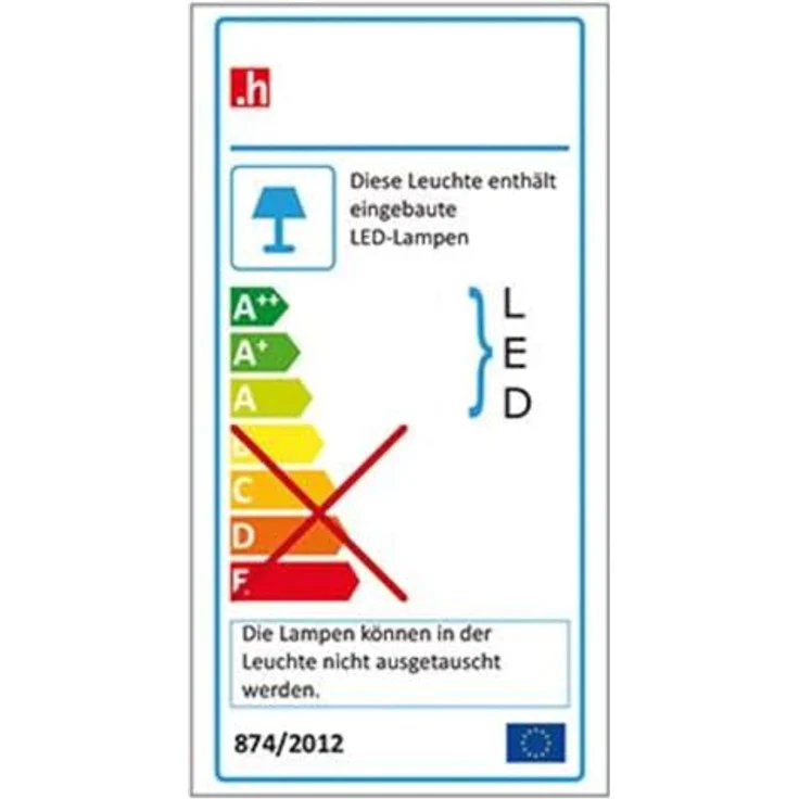 Halemeier FineLite NE nw, dimmbare LED-Einbauleuchte, 12VDC, 5.4W, 550mm, blendfrei mit transluzenter Opalabdeckung, IP 20, Energieeffizienz A – Bild 4
