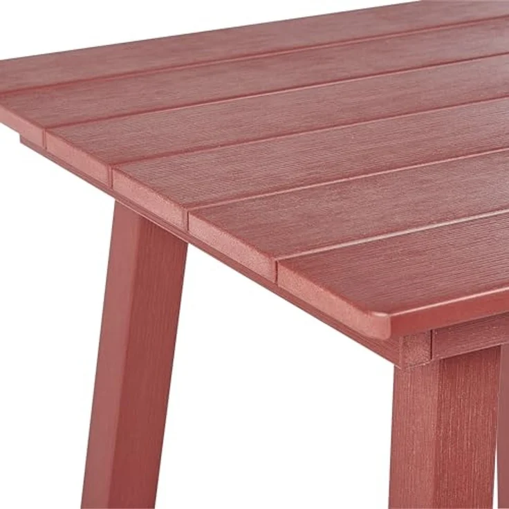 Garten Bartisch ADIRONDACK 60 cm 59 cm Kunststoff Rot – Bild 5