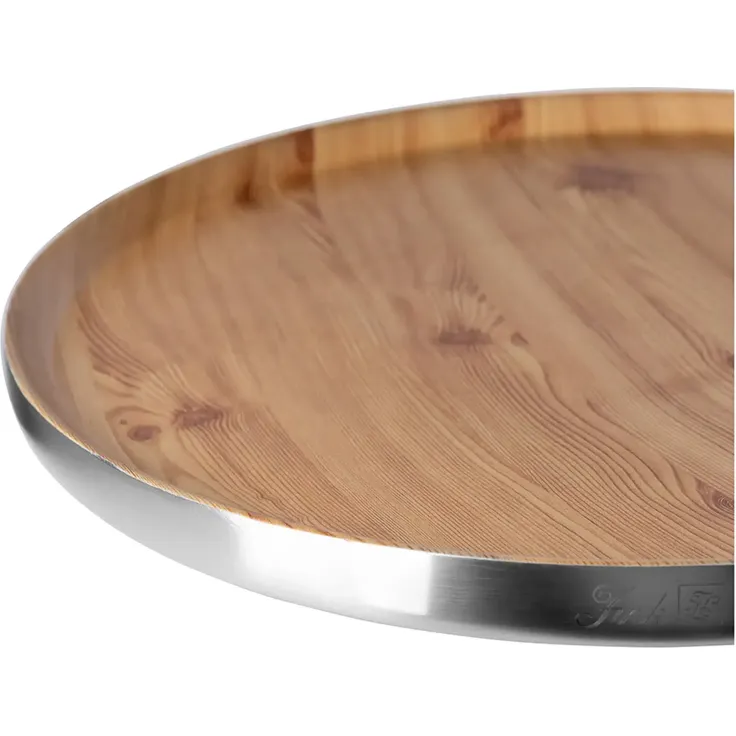 TIMBER Holz Tablett Edelstahl – Bild 5