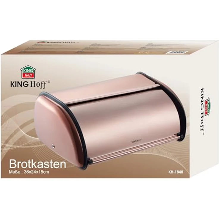 Kinghoff Kinghoff Stahlbrotkasten Rode Gold 52866 – Bild 8