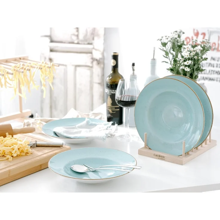 Vintage Nature Aqua, Pastateller 4-tlg (mo) – Bild 4