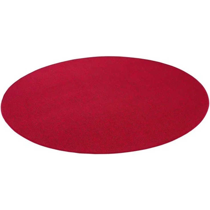 Snapstyle Veloursteppich Feinschlingen Velour Teppich Strong Rund, Rund, Höhe: 5 mm – Bild 4