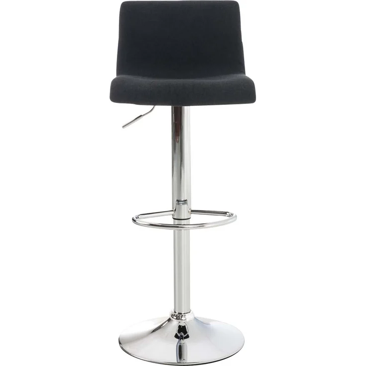 DELUKE® Barhocker BERLIN - Schwarz, Stoff Barhocker mit Lehne Barstuhl Tresenhocker Tresenstuhl Kneipenhocker Kneipenstuhl – Bild 2