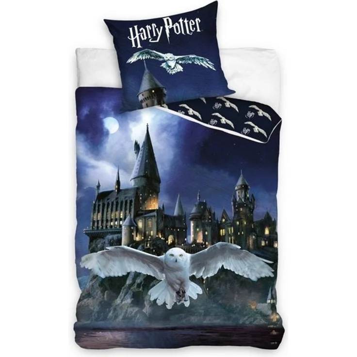 Harry Potter Bettwäsche Set 100 % Baumwolle Bettbezug 135x200 cm + Kissen 80x80 cm – Bild 1