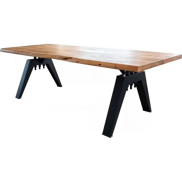 KAWOLA Esstisch REY Akazie massiv Natürliche Baumkante 200x100cm – Bild 3