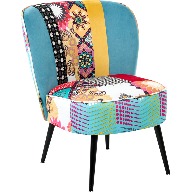 Sessel VOSS Stoff Blau