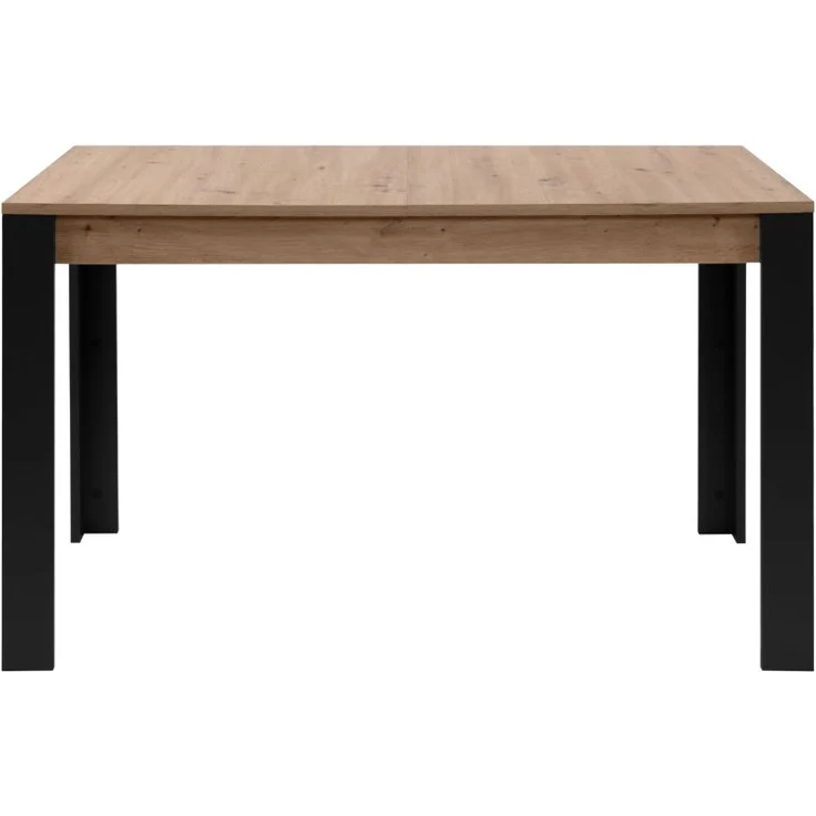 Calicosy 'TOLOSA' Ausziehbarer Esstisch von 100 bis 150 cm Eiche und Schwarz - Helles Holz – Bild 1