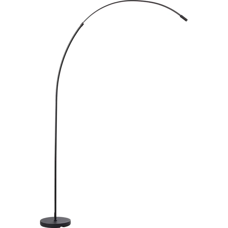 Brilliant LED Stehlampe Bow LED Bogenlampe, 170 cm, 1300 lm, 3000-6500 K, dimmbar, CCT, schwarz