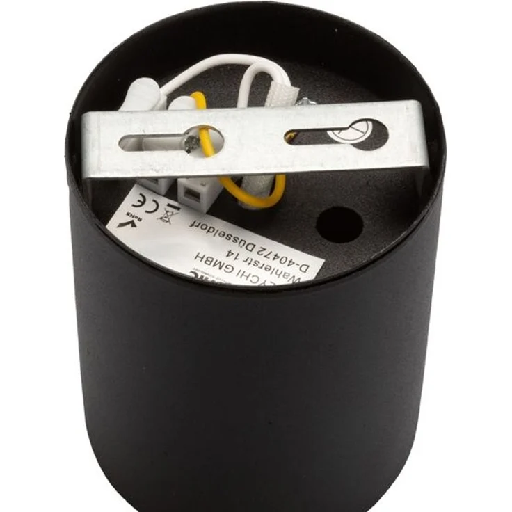 LED Aufbaustrahler schwenkbar Genius 662 rund schwarz – GU10, 230V, Metall, modern – Bild 5