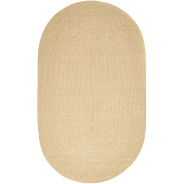 Homescapes Teppich Handgewebter geflochtener Teppich in Beige, 50x80 cm, Höhe: 20 mm – Bild 1