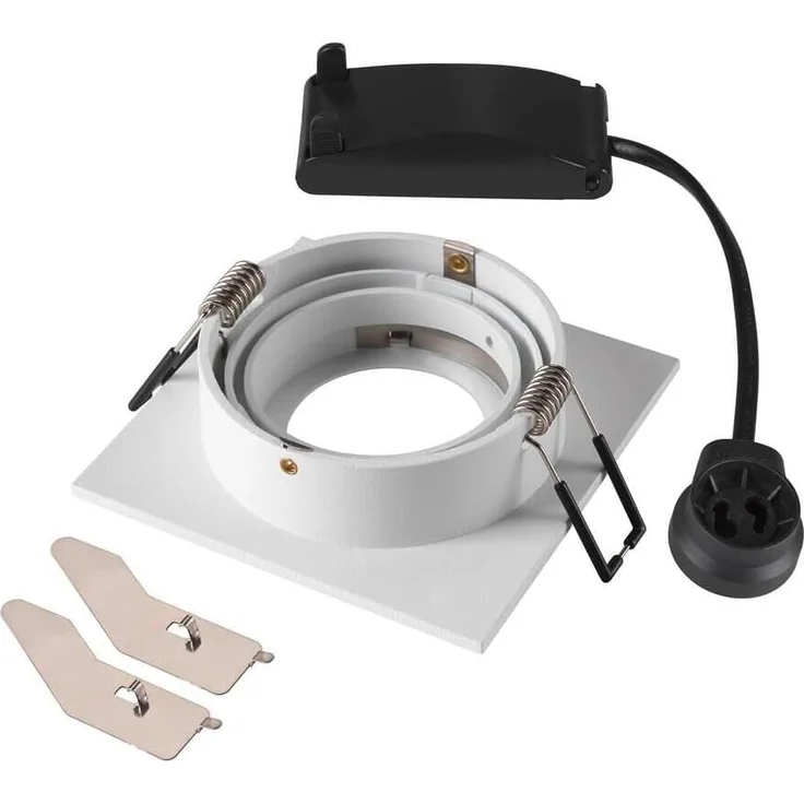 SLV NEW TRIA® 75, Deckeneinbauleuchte, quadratisch, max. 10W GU10, weiß - Einbauleuchten – Bild 2