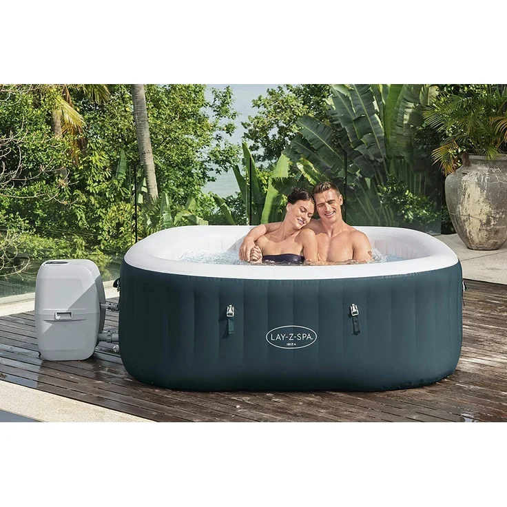 LAY-Z-SPA® Whirlpool Ibiza AirJet™ 180 x 180 x 66 cm, eckig – Bild 12