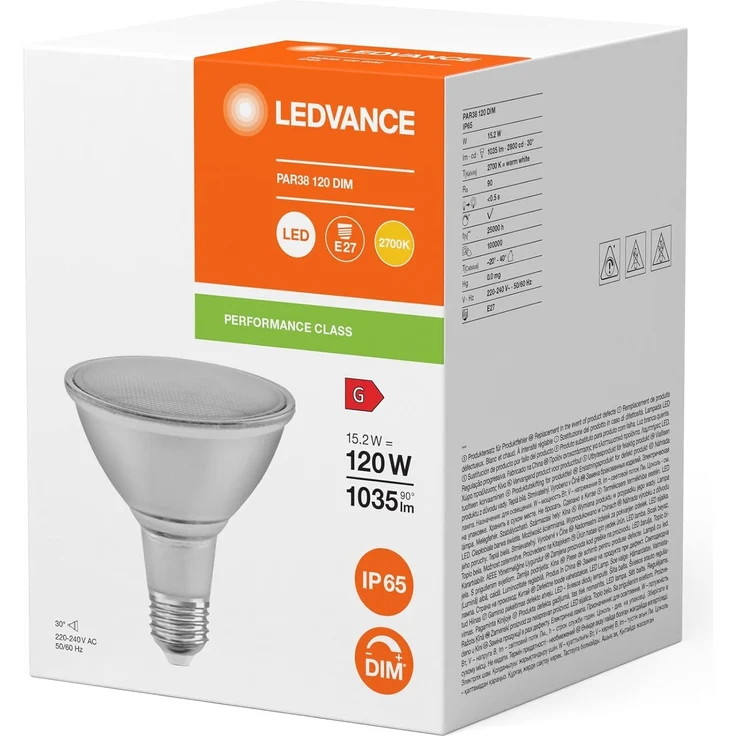 Ledvance PAR38 120 30° DIM P 15.2W 927 E271 – Bild 7