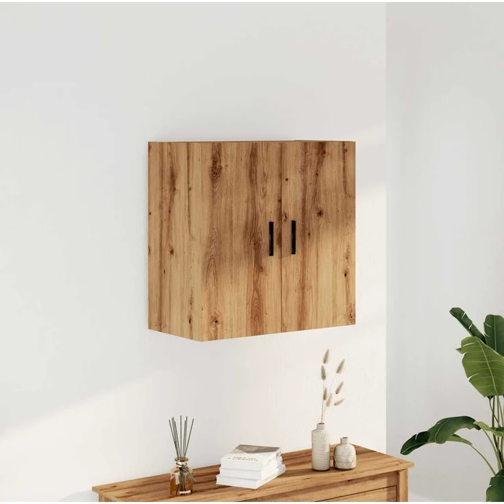 vidaXL Wandschrank Artisan-Eiche 60x31x60 cm Holzwerkstoff 857307 – Bild 2