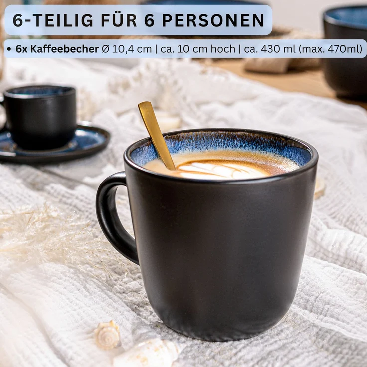 SÄNGER Kaffeebecher Set Aruba 6 teilig – Bild 2
