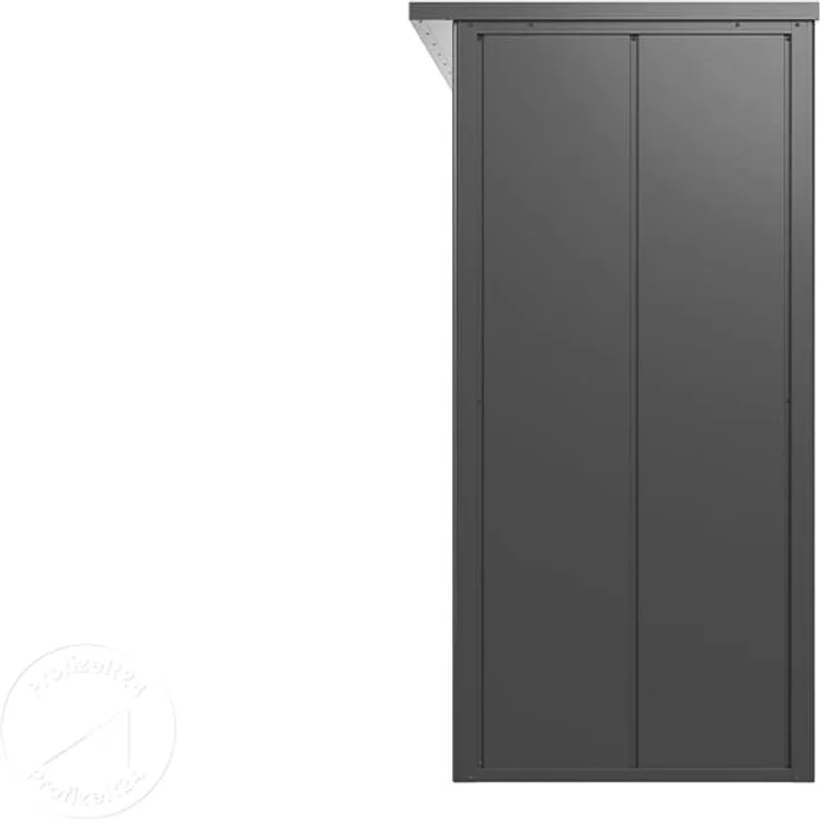GFP Primeyard Geräteschrank Metall 228x84x181 cm Gartenschrank anthrazit inkl. Fußboden – Bild 3