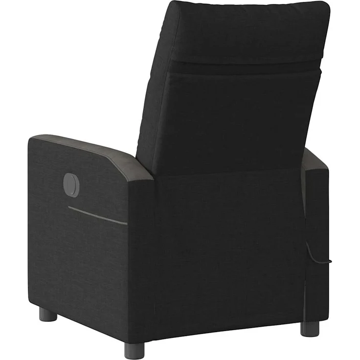 vidaXL Massagesessel Schwarz Stoff 4104834 – Bild 4