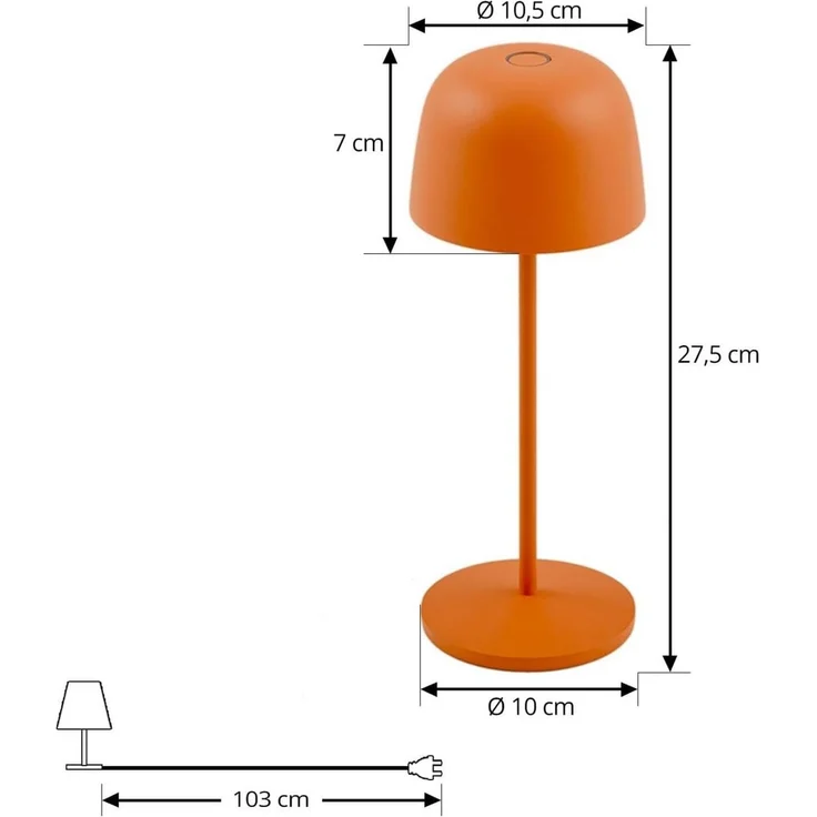 Lindby Außen-Tischleuchte Arietty, LED, Metall, Gelb warmweiß IP65, 1 x 2,2 W LED, warmweiß – Bild 5