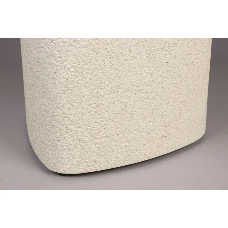 DutchBone Beistelltisch Veda High aus recyceltem Marmor im Boho-Chic-Design Beige 45x56x41 cm – Bild 6