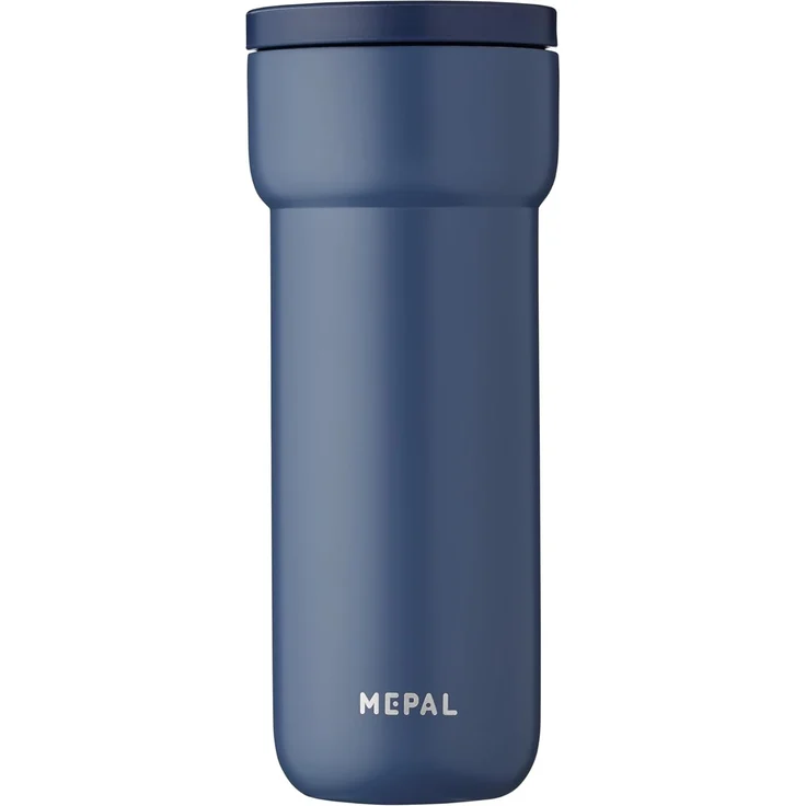 Mepal - Isolierbecher Ellipse - 6 Stunden heiß & 10 Stunden kalt - Thermobecher für Unterwegs - Geeignet als Tee & Kaffeetasse zum Mitnehmen - Passt in alle Becherhalter - 475 ml - Nordic Denim – Bild 1