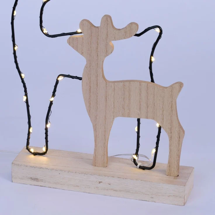 LED-Deko-Hirsch 35er Höhe 22 cm – Bild 4